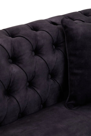 Sabrina Three Seat Grey Velvet Sofa - XShowhome Limited - Xshowhome