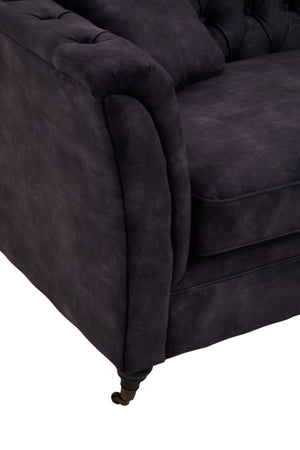 Sabrina Three Seat Grey Velvet Sofa - XShowhome Limited - Xshowhome