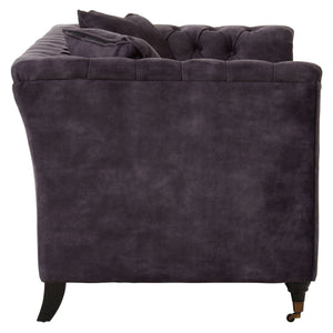 Sabrina Two Seat Grey Velvet Sofa - XShowhome Limited - Xshowhome