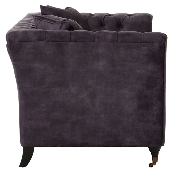 Sabrina Two Seat Grey Velvet Sofa - XShowhome Limited - Xshowhome