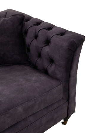 Sabrina Two Seat Grey Velvet Sofa - XShowhome Limited - Xshowhome