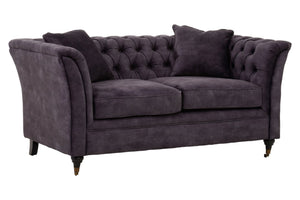 Sabrina Two Seat Grey Velvet Sofa - XShowhome Limited - Xshowhome