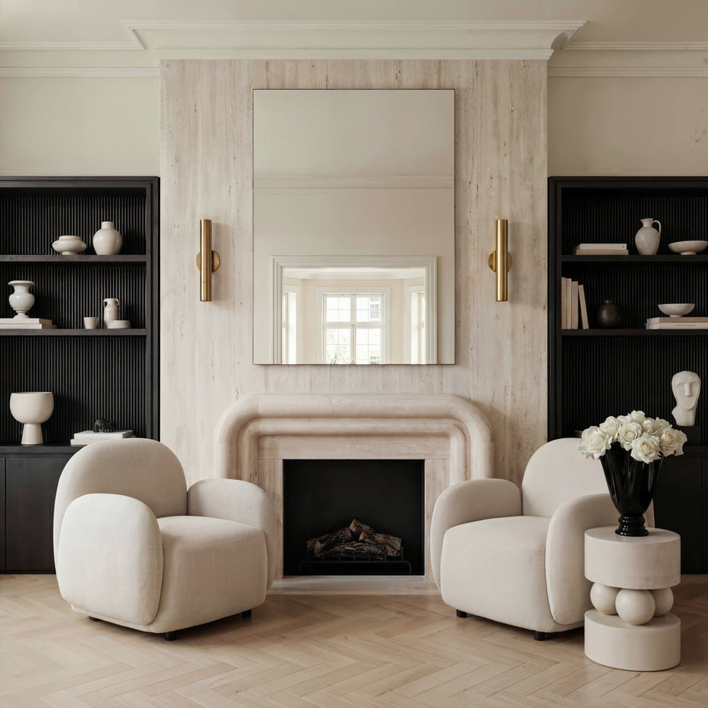 Sachi Oak White Side Table - Canwell Interiors Limited - Canwell