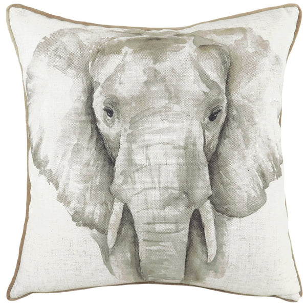 Safari Elephant Rv Mb 43x43 C/c White - XShowhome Limited - Riva