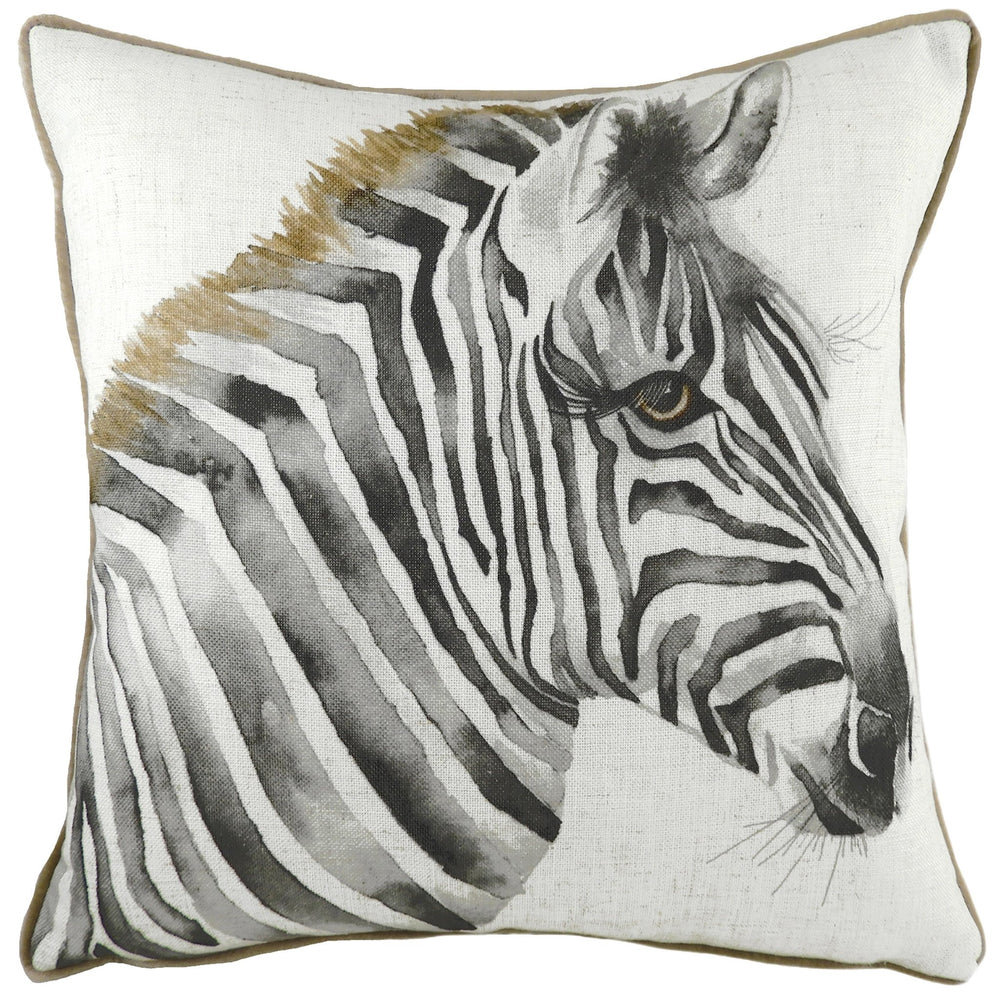 Safari Zebra Rv Mb 43x43 C/c White - Canwell Interiors Limited - Riva