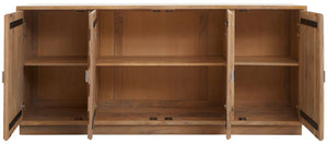 Salem 4 Door Mango Wood Sideboard - Canwell Interiors Limited - Xshowhome