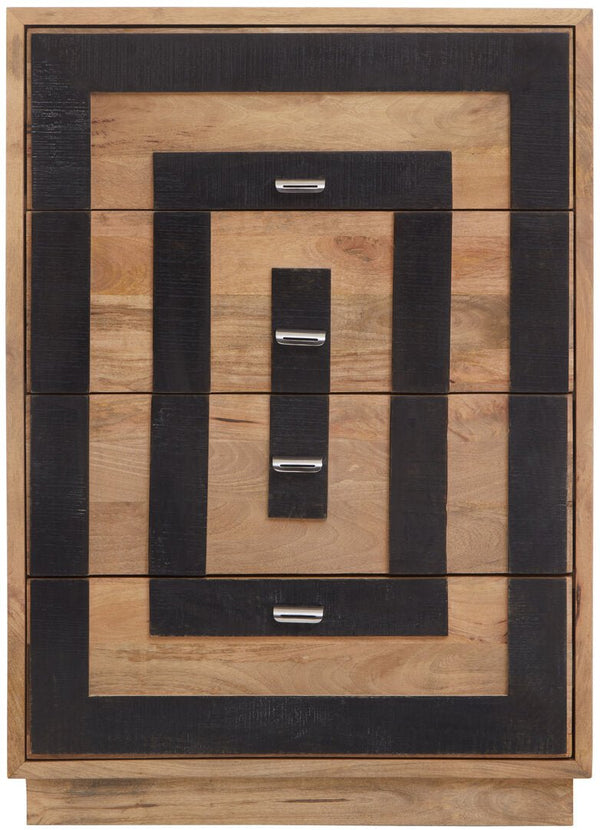 Salem Mango Wood Chest of 4 Drawers - Canwell Interiors Limited - Xshowhome