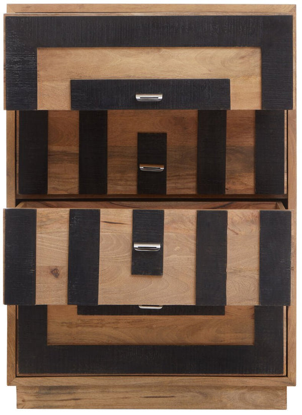 Salem Mango Wood Chest of 4 Drawers - Canwell Interiors Limited - Xshowhome