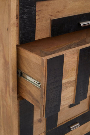 Salem Mango Wood Chest of 4 Drawers - Canwell Interiors Limited - Xshowhome