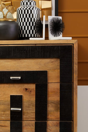 Salem Mango Wood Chest of 4 Drawers - Canwell Interiors Limited - Xshowhome