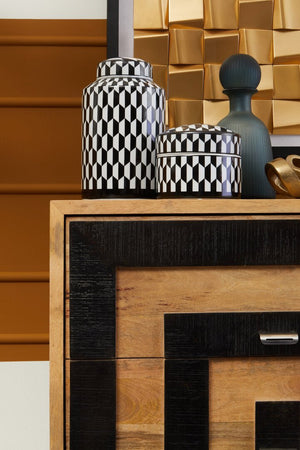 Salem Mango Wood Chest of 4 Drawers - Canwell Interiors Limited - Xshowhome