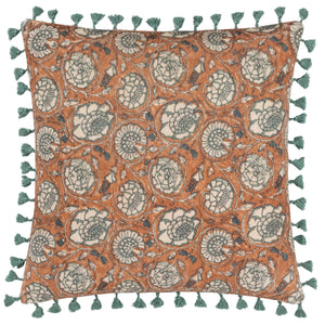 Salisa 50x50 Feather Filled Cushion Rust - Canwell Interiors Limited - Riva