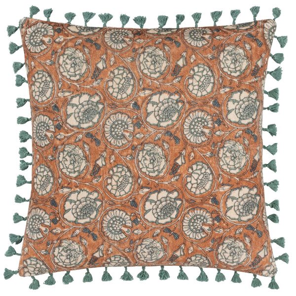 Salisa 50x50 Feather Filled Cushion Rust - Canwell Interiors Limited - Riva