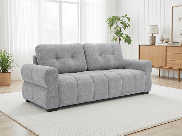 San Marino Sofa Grey 3 Seater - XShowhome Limited - Xshowhome