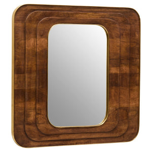 Sangar Mango Wood Carved Wall Mirror - Canwell Interiors Limited - Xshowhome