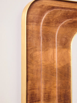 Sangar Mango Wood Carved Wall Mirror - XShowhome Limited - Xshowhome