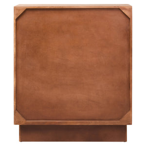 Sangar Two Door Mango Wood Carved Cabinet - Canwell Interiors Limited - Xshowhome