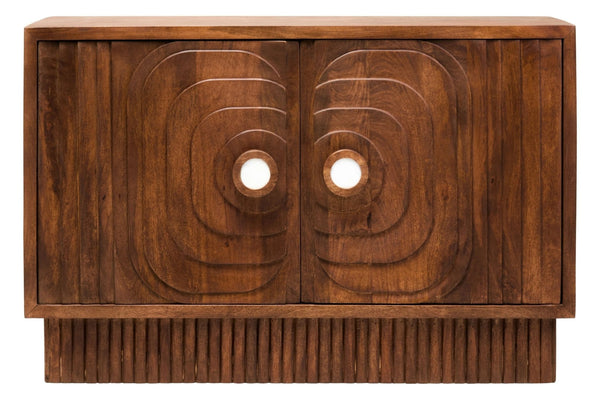 Sangar Two Door Mango Wood Carved Sideboard - XShowhome Limited - Xshowhome