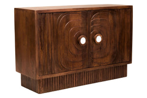 Sangar Two Door Mango Wood Carved Sideboard - XShowhome Limited - Xshowhome