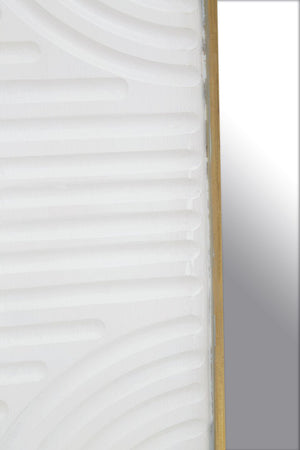 Saras White Finish Mango Wood Wall Mirror - Canwell Interiors Limited - Xshowhome