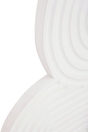 Saras White Finish Mango Wood Wall Mirror - Canwell Interiors Limited - Xshowhome