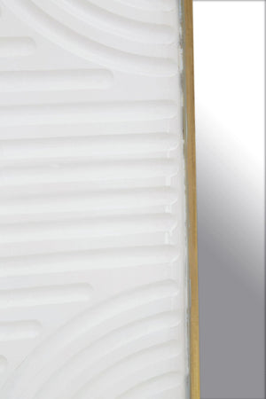 Saras White Finish Mango Wood Wall Mirror - XShowhome Limited - Xshowhome