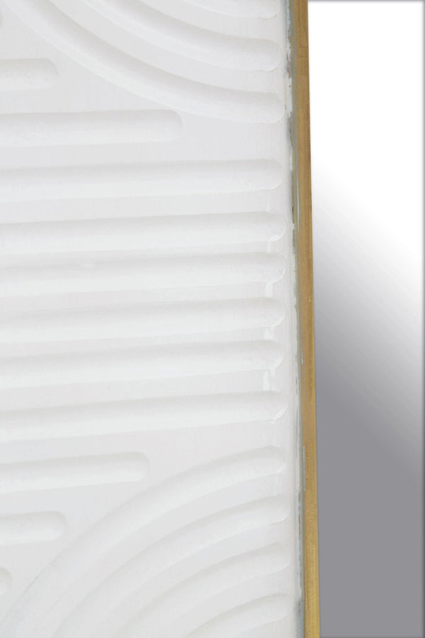 Saras White Finish Mango Wood Wall Mirror - XShowhome Limited - Xshowhome