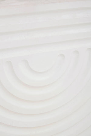Saras White Finish Mango Wood Wall Mirror - XShowhome Limited - Xshowhome