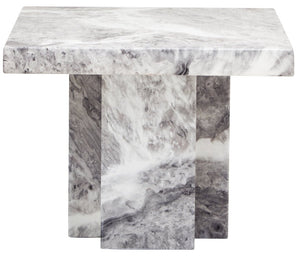 Saronno Grey Marble Side Table - Canwell Interiors Limited - Xshowhome
