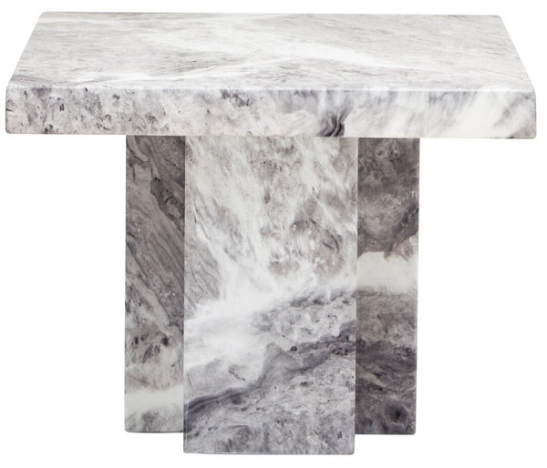 Saronno Grey Marble Side Table - Canwell Interiors Limited - Xshowhome
