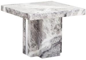 Saronno Grey Marble Side Table - Canwell Interiors Limited - Xshowhome