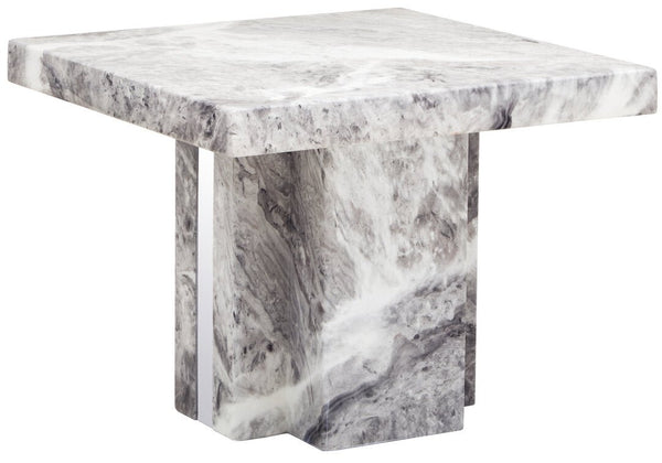 Saronno Grey Marble Side Table - Canwell Interiors Limited - Xshowhome