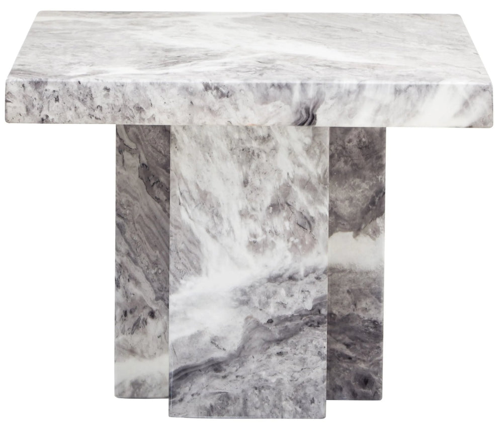 Saronno Grey Marble Side Table - XShowhome Limited - Xshowhome