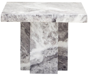 Saronno Grey Marble Side Table - XShowhome Limited - Xshowhome