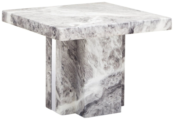 Saronno Grey Marble Side Table - XShowhome Limited - Xshowhome