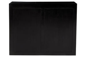Sarter Four Drawer Black Mango Wood Chest - Canwell Interiors Limited - Xshowhome
