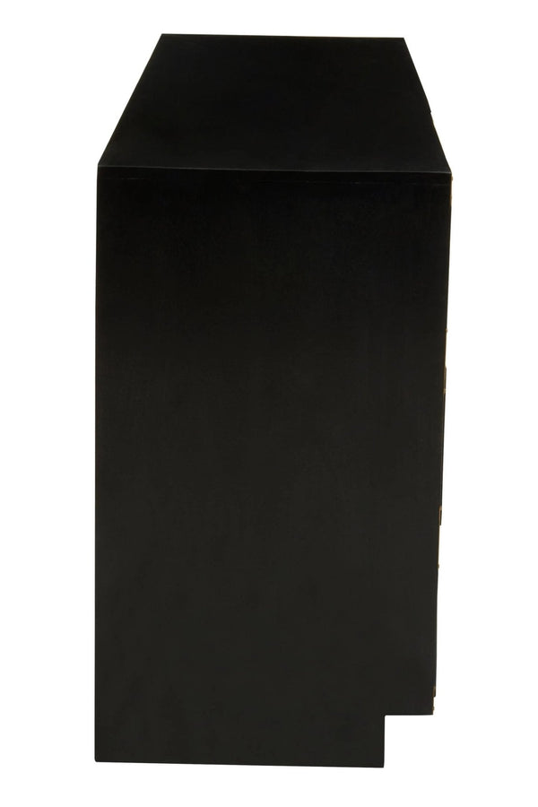 Sarter Seven Drawer Black Mango Wood Chest - XShowhome Limited - Xshowhome