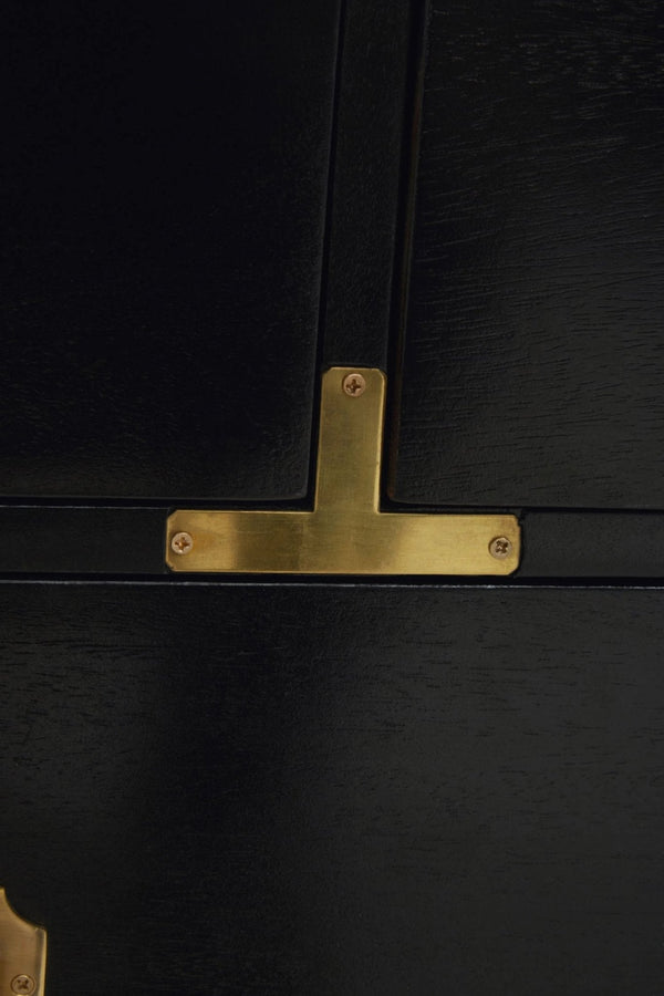 Sarter Seven Drawer Black Mango Wood Chest - XShowhome Limited - Xshowhome