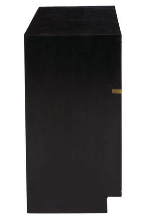 Sarter Two Drawer Black Mango Wood Console Table - XShowhome Limited - Xshowhome