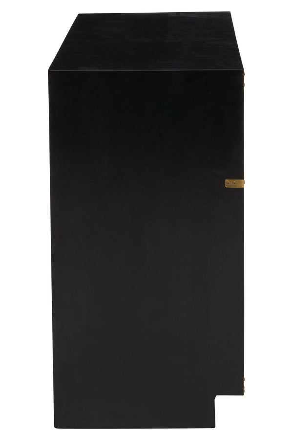 Sarter Two Drawer Black Mango Wood Console Table - XShowhome Limited - Xshowhome