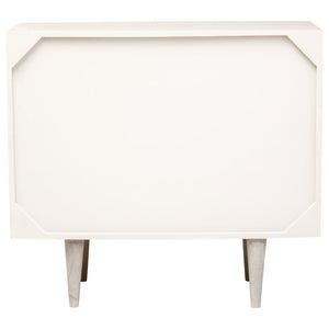 Satna Two Door Greywash Carved Mango Wood Sideboard - Canwell Interiors Limited - Xshowhome