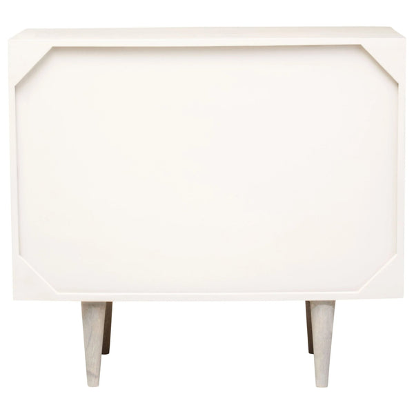 Satna Two Door Greywash Carved Mango Wood Sideboard - XShowhome Limited - Xshowhome