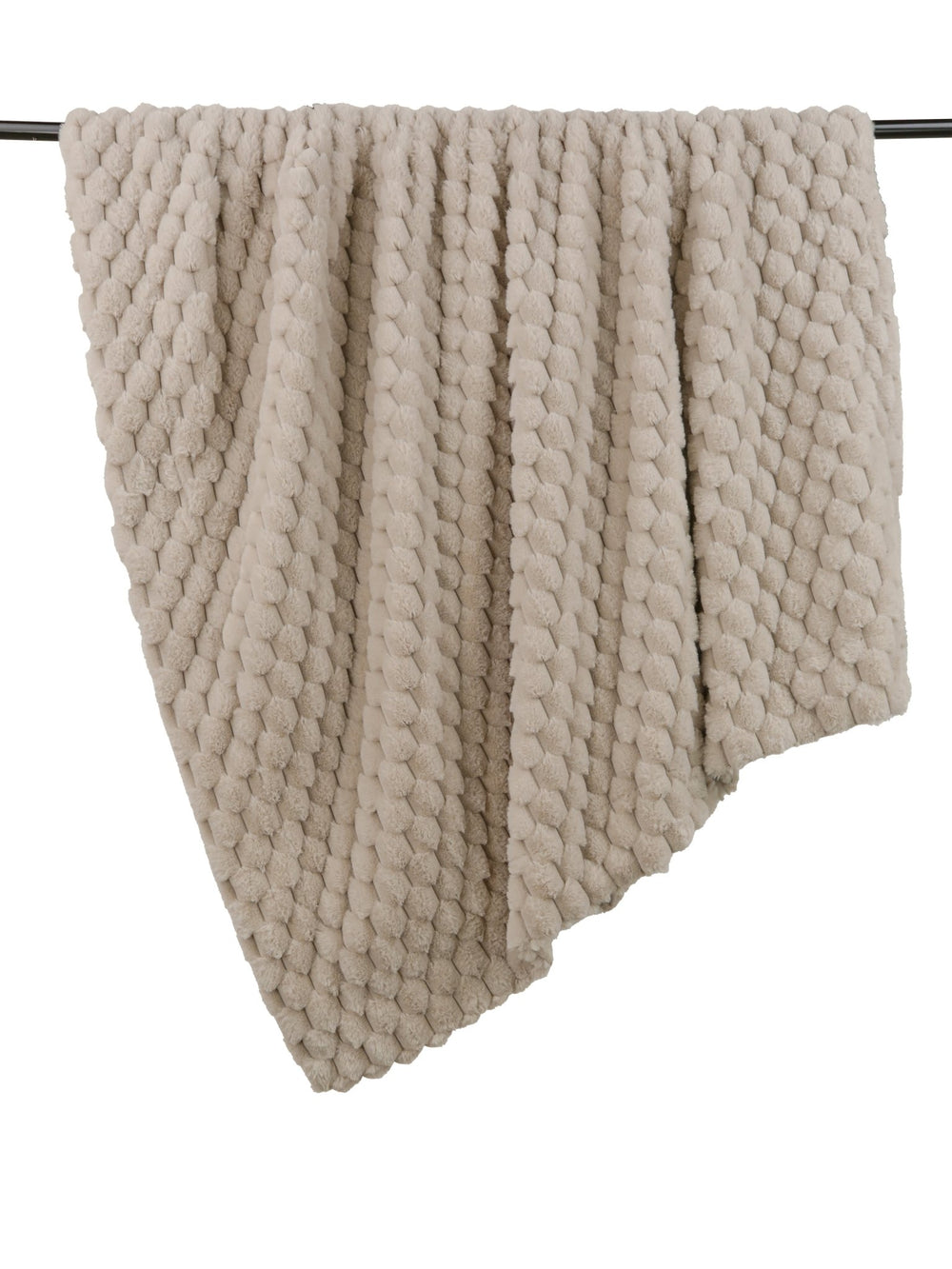 Sculpted Faux Rabbit Pm 130x170 Taupe - Canwell Interiors Limited - Malini