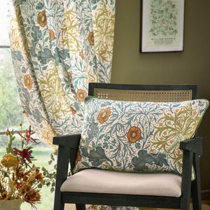 Seaweed 117x137 Pencil Pleat Curtains Stone/Sunflower - XShowhome Limited - Riva