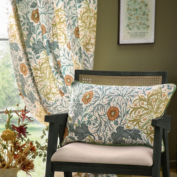Seaweed 117x137 Pencil Pleat Curtains Stone/Sunflower - XShowhome Limited - Riva