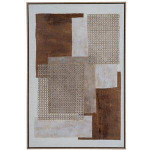 Sedora Hand Painted Canvas in Frame - Canwell Interiors Limited - Hills