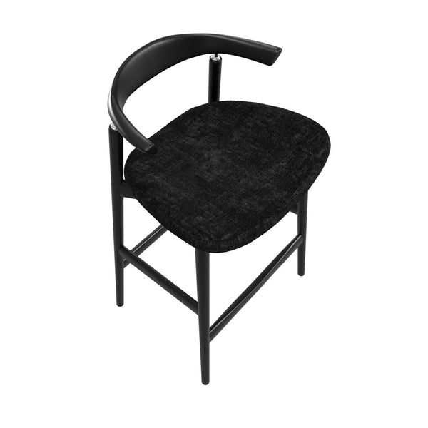 Seine Coal & Black Counter Stool - Canwell Interiors Limited - Canwell