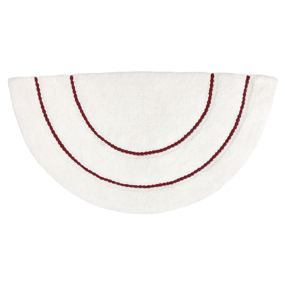 Semi Circle 45x80 Bath Mat Red Clay - XShowhome Limited - Riva