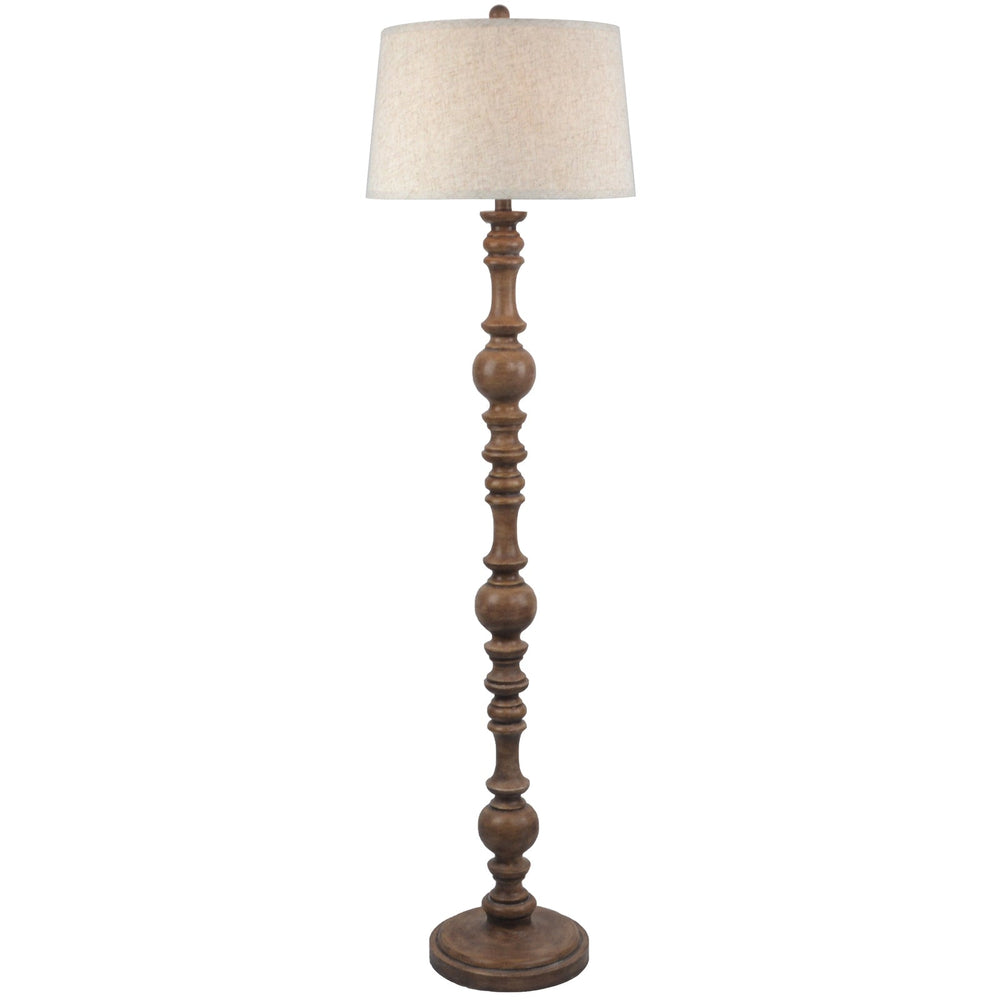 Seraphia Floor Lamp with Edged Linen Shade - XShowhome Limited - Hills