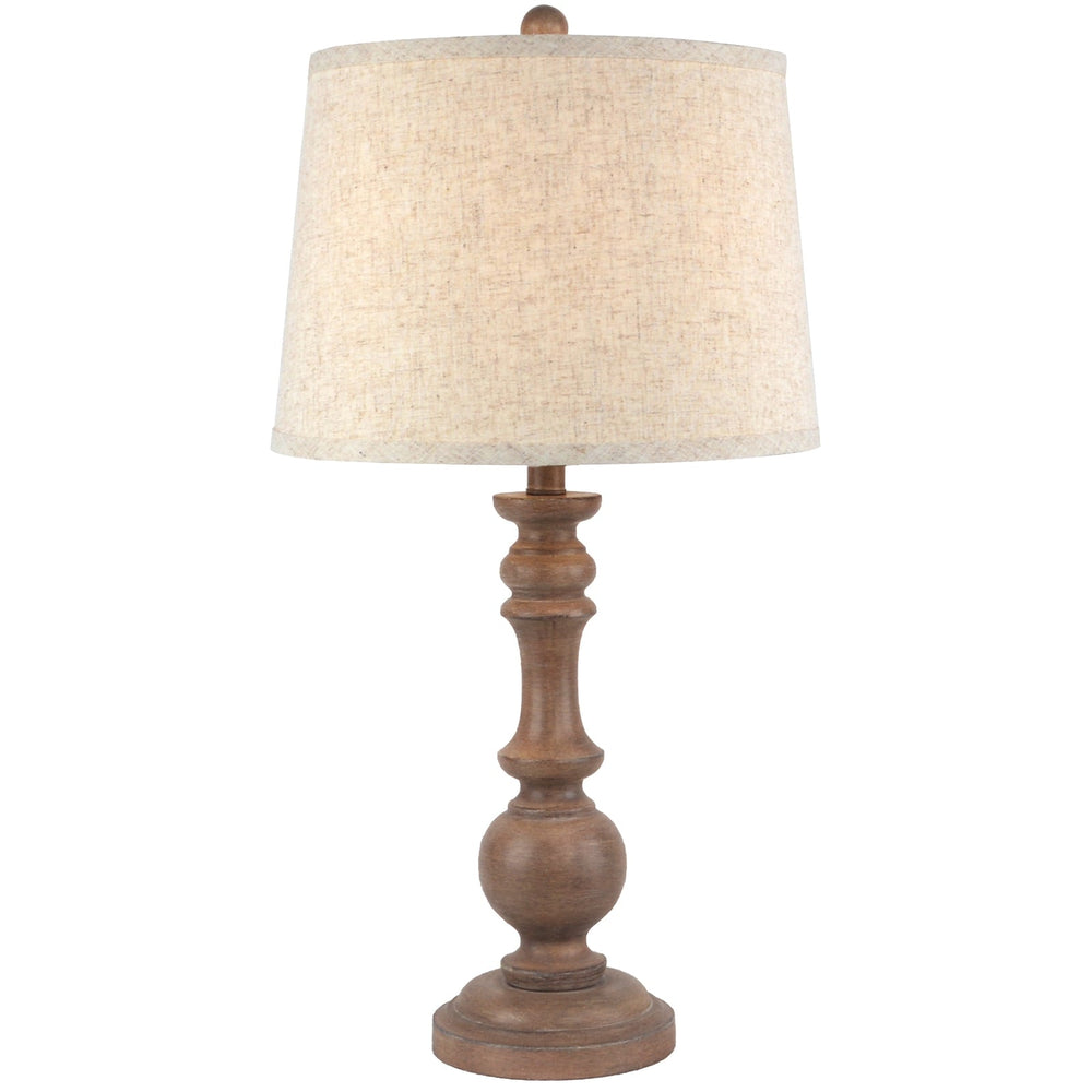 Seraphia Table Lamp with Edged Linen Shade - XShowhome Limited - Hills
